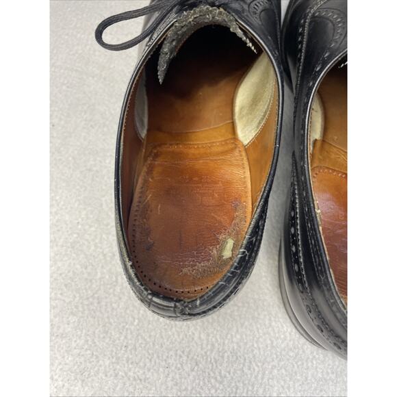Vtg Church’s Diplomat Black Semi-Brogue Oxford 3-City London Paris NY 11.5